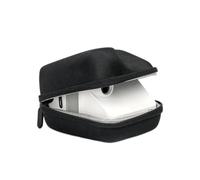 Annadue Case for Go Instant Mini Camera, Hard Organizer Portable Carry Travel Cover Storage Bag with Handle Strap, Double Zipper (Black)