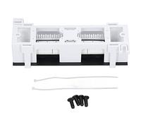 Annadue CAT6 Patch Panel 8 Ports 568A/B RJ45 Network Cable Rackmount, Punch Down Panel 22-26AWG, Network Accessory for Data Voice Audio Video & Fibre Optic Cable Distribution, Easy Wall