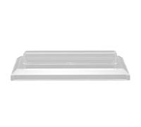 Annadue Clear Acrylic Game Cartridge Display Holder, 90° Vertical Stand, Widened Thickened Base for Desktop Game Cartridges Storage Ideal for Gaming Room