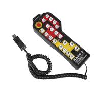 Annadue CNC Engraving Machine Manual Controller USB 4-Axis Control for, 21 Function Keys Water-Resistant Housing 12x12mm Buttons Cable