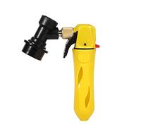 Annadue CO2 Keg Charger Draft Beer Dispenser, Ball Lock Valve for Homebrew Soda, Keg Chargers Regulator for Home Brewing (Yellow)