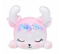 Annadue Cute Deer Animal Card Holder, Resin Memo Stand (Three Pack)