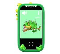 Annadue Cute Smart Phone with Touchscreen, 2.8 Inch Touchscreen Phone with MP3 MP4 Player, 30W Camera, 18 Educational Games, 32GB Memory, 240 * 320 Screen Resolution (Green)