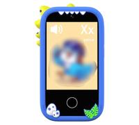 Annadue Cute Smart Phone with Touchscreen, 2.8 Inch Touchscreen Phone with MP3 MP4 Player, 30W Camera, 18 Educational Games, 32GB Memory, 240 * 320 Screen Resolution (Blue)