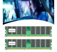 Annadue Desktop Memory Module 1GB, DDR 400MHz PC3200 RAM Double Sided 16Grain Board for Desktop Computer Electronic Component