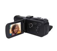 Annadue Digital Camcorder, 1080P 18X Digital Zoom, 3 Inch 270° Rotatable Screen, Featuring Electronic Image Stabilization And Night Vision Mode. For Travel, Everyday Recording. (Black)