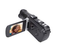 Annadue Digital Camcorder, 1080P 18X Digital Zoom, 3 Inch 270° Rotatable Screen, Featuring Electronic Image Stabilization And Night Vision Mode. For Travel, Everyday Recording. (Silver)
