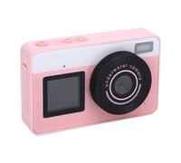Annadue Digital Camera 4K 48MP Compact Camera, Vlog Camera with 18X Zoom, 3 Meter IP68 Water Proof, Supports Up To128GB SD Card, Front Rear Dual Screens for Boys Girls Teens (Pink)
