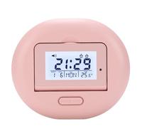 Annadue Digital Timer, Silent Countdown Timer with LCD Night Light, Vibrating Alarm for Classroom Kitchen Student, Portable Electronic (100 * 85 * 26MM)
