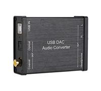 Annadue Digital to Analog DAC Audio Converter, USB to Coaxial/Optical/AUX Audio Adapter, 2-Channel, 16-bit 32k/44.1k/48k, PS3/PS4/TV Compatible, Cable Mount, Part Number: Annadueixenrd1s795872