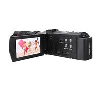 Annadue Digital Video Camera, Ultra HD 4K Camcorder 30MP 16X WiFi Vlogging Camera with 3.0 IPS 270°Rotation Touch Screen, Support IR Night Camera Recorder (Standard + telephoto