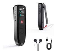 Annadue Digital Voice Recorder, Portable BT Call Recording Device with Back Clamp, for Meetings Interviews Lectures Music Playback (64G)