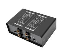 Annadue Direct Injection Box, Ground Noise Isolator with Dual Channel Independent Isolation, 3 Gain Levels for Mic Mixer Sound System