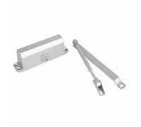 Annadue Door Closer, Hydraulic Adjustable Double Stage Speed Door Closer with One Way Opening, Heavy Duty for Commercial Residential, Aluminum Alloy for Automatic Closing