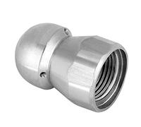 Annadue Drain Cleaning Nozzle, Sewer Jetter Nozzle for High Pressure Washer, 3/8" Sewer Cleaning Pipe, for Drain Jetter, Pipe Accessories