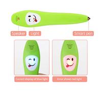Annadue Electronic English Book with Smart Logic Learning Pen Early Education Enlightenment Puzzle Reading Book (Colorful)