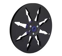 Annadue Empty Tape Reel, 1/4 7 Inch Aluminum Alloy Recording Takeup Reel for Studer, Sound Recording Accessories (Black)