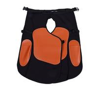 Annadue Equine Farrier Apron Customizable Fit Strong Magnet Canvas Black Horse Shoeing 55.0x26.0in for Farriers