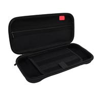 Annadue EVA Hard Shell Carrying Case for Switch, Shockproof Travel Storage Bag with 10 Game Card Pockets and Accessories Compartment, Portable Protective Case (Black)