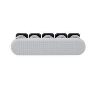 Annadue Finger Trainer for Piano Guitar, 5 Key Hand Exerciser (Gray White)