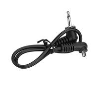 Annadue Flash Cable Flash Sync Cord Flash PC Sync Cable 3.5mm Jack Plug, with Screw Lock to Male Flash PC, Black