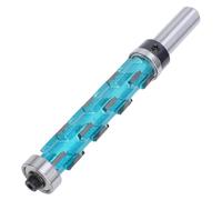 Annadue Flush Trim Spiral Router Bit 1/2in Shank 3/4in Cut Double Bearing