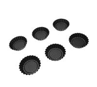 Annadue Fluted Mini Tart Pans Nonstick Carbon Steel Baking Mold (Big
