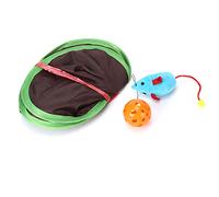 Annadue Foldable Cat, Popup Hunt with Bell Ball, Interactive Cat for Kitten Play, Pet for Indoor Cats