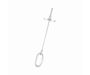 Annadue Fruit Vegetable Food Stick Holder Stainless Steel Small Animal Bird Toy - Anti Rust, Durable, Easy Clean, 2 Sizes for Parrots Small Birds Play & Eat (Large)
