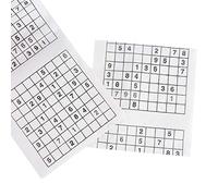 Annadue Funny Number Sudoku Printed Toilet Paper - Pulp Bath Tissue, 130g/Roll, Soft & Comfortable, Fits Any Toilet Roll Holder, Works with Standard Pen, Novelty Funny Bathroom Decor (As Shown)