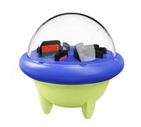 Annadue Game Storage Case for S Witch 2/OLED/Lite, Rotating Game Card Case with 10 Card Slots, Portable Game Protective Storage Box for S Witch (Blue Green)