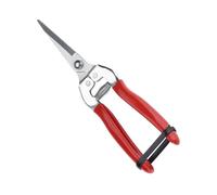 Annadue Garden Pruning Shears Stainless Steel Fruit Tree Scissors, Ergonomic Non-Slip Handle, Straight Blade Garden Scissors for Trimming, Cutting Flowers, Vegetables, Labor-Saving (Straight Head)