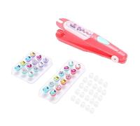 Annadue Hair Jewelry Stamper Shining Bling Tool for Girls, Reusable Hair Sticker Stamper Kit for Fun Activities, Material: ABS