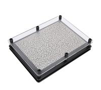 Annadue Hand Mold Metal Board for Kids Adults, 3D Handprint Needle Board, Creative Gift Decoration & Stress Relief Ornament - Security for Ren, Stimulate Imagination (metal large)