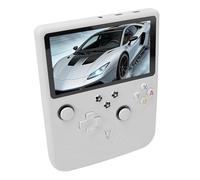 Annadue Handheld Game Console 6 Inch HD Screen, Retro Gaming Console with 6000mAh Battery for Travel, Portable Open Source Game Dual RGB Joysticks (White)