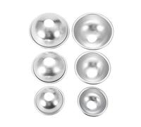 Annadue Handmade Aluminium Alloy Bath Bomb Molds, Fizzy Crafting DIY Cake Mould Tools for Bath, DIY Soap Making Molds for Mothers Day Gifts (Combination 4)
