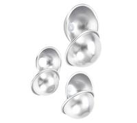 Annadue Handmade Aluminium Alloy Bath Bomb Molds, Fizzy Crafting DIY Cake Mould Tools for Bath, DIY Soap Making Molds for Mothers Day Gifts (Type 1)