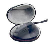 Annadue Hard Travel Case for Mouse, Portable Carrying Case Storage Bag EVA Hard Case with Hand Strap for Logitech Lift Vertical Ergonomic Mouse, Black(Inner Gray)