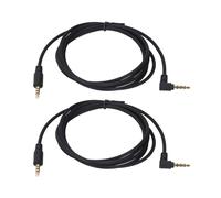 Annadue Headphone Audio Cables, 2pcs 90 Degree Right Angle Replacement Headset Audio Cable for BlackShark V2 Pro, 1.5m.