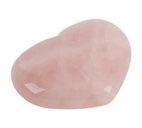 Annadue Heart Shaped Rose Quartz Anxiety Relief Crystal Stone, Premium Natural Material Healing Energy Stone for Meditation, Gift Decoration & Energy Balancing