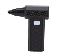 Annadue High Power Jet Blower Fan with Digital Display Cordless Turbo Fan for Dust, Emergency Light for Dark Spaces, Li Battery 4000mAh (Black)