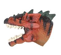 Annadue High Simulation Animal Hand Doll Puppet for Toddlers, Fine Texture, Enhances Emotional Communication, Type A/B/C, Soft Material 9.4x5.5x7.5in (Reborn dragon hand puppet)