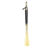 Annadue Horse Head Shoe Horn, Universal Long Beech Handle Handled Shoehorn Lifter, Shoe Spoon Tool for Seniors, Easy Slip On Lifter for Low Mobility (Brown 55CM horse head shoehorn)