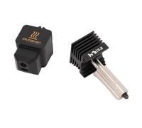 Annadue Hotend Kit Compatible with Bamboo Lab H2D Combo A1 A1 Mini 3D Printer Extruder, Hot End with Hardened Steel Nozzle, Print Head Silicone Sleeve Replacement (0.2mm)