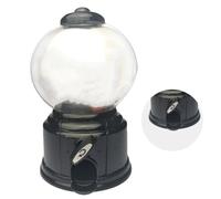 Annadue Interactive Kids Vending Machine Toy - Durable Plastic Retro Design Gumball & Candy Dispenser for Family Games, Coin Bank and Money Saving - Perfect for Hand Eye Coordination and (Black)
