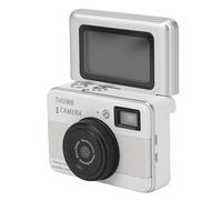 Annadue Keychain Digital Camera, 4K 68MP Retro CMOS Stabilization Keychain Small Camera with 1.47in 180 Degree Flip Screen, Fill Light for Travel Party Vlog (White)