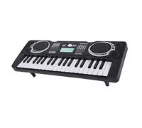Annadue Kids Keyboard Piano 37 Key Portable Educational Musical Instrument Toy with Multiple Sound Effects Rhythms for Toddlers, Electronic Digital Piano for Children, Early Learning (Black)