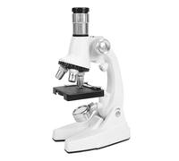 Annadue Kids Microscope Kit, 3 Level Magnification Large Field of View Eyepiece LED Light Shockproof Educational Microscope for Learning Science Experiment