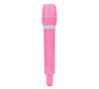 Annadue Kids Pretend Microphone Toy, Plastic Fake Microphone Prop Kids Mic Props for Halloween Christmas Cosplay Music Birthday Party Favors (Pink)
