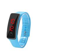 Annadue LED Digital Watch, Sports Silicone Strap Wristwatch with 12-Hour Dial, Electronic Display Digital Wristwatch for Men Women Running